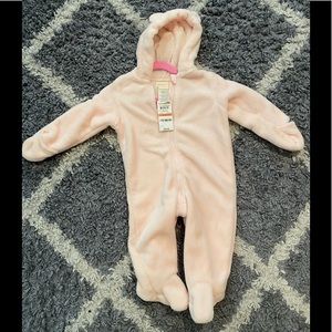 NEW 12 month Girls’ One Piece Footed Outerware